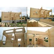 Строительство деревянных домов коттеджей фото