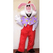 Костюм-кукла Кролик с бантом, карнавальный костюм, костюм кролика, костюм зайца, купить костюм зайца. фото