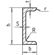 Швеллер с параллельными гранями полок – серия П по ДСТУ 3436-96 (ГОСТ 8240-97)