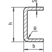 Швеллер гнутый равнополочный (по ГОСТ 8278-83)