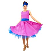 Карнавальный костюм Птица Феникс Карнавальный костюм Стиляга в розовом платье женский, 40-42 фото