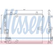 Конденсатор кондиционера BMW (пр-во Nissens)