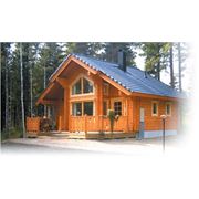 Строительство загородных домов из дерева (клееный брус). Дома из Финляндии. Архитектурное строительство.