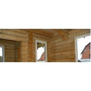 Герметизация паклей швов деревянных домов в Житомире. Теплоизоляция деревянных домов фото