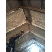 Теплоизоляция потолка с помощью напыления пенополиуретана фото