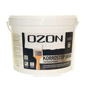 Краска-грунт 9 л OZON Korrostop база А по металлу полуматовая ВДАК 155 фото