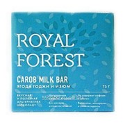 Шоколад ягоды годжи и изюм carob milk bar Royal Forest 75г