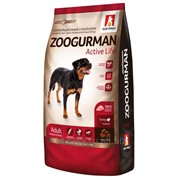 Полнорационный сухой корм для взрослых собак средних и крупных пород Zoogurman Active Life, Индейка/Turkey, 12кг (Зоогурман)