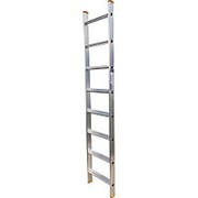Алюминиевая односекционная приставная лестница Алюмет НК1 5108 фотография