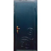 Стальные двери Эксклюзив с элементами ковки фото