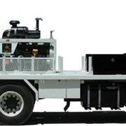 Бетононасос на платформе грузовика серии Т90S. Насосы для подачи бетона в ассортименте. фотография