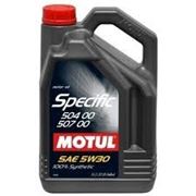 Моторное масло MOTUL SPECIFIC 504.00-507.00 5л. 5W30 синтетика фотография