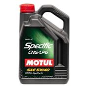 Синтетическое моторное масло Motul Specific CNG/LPG 5W-40 5л (1л) фото
