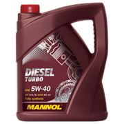 Моторное масло дизельное MANNOL DIESEL TURBO (SAE 5W-40 API CI-4/SL) 5L