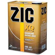 Синтетическое моторное масло ZIC XQ 0w40 4 литра фотография