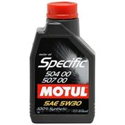 Масло моторное MOTUL SPECIFIC 504.00-507.00 5W-30 1 литр фотография