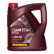 Моторное масло MANNOL STAHLSYNT ULTRA (SAE 5W-50; API SL/CF) 4L фото