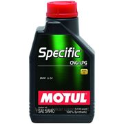 Синтетическое моторное масло MOTUL 5/40 - SPECIFIC LPG/CNG емкость: 1л. фотография