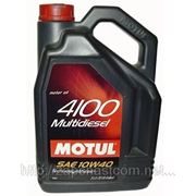 Масло моторное синтетическое Motul 4100 Multidiesel 10W-40 5 литров фото