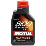 Масло моторное синтетическое Motul 8100 X-clean + 5W-30 1 литр фото