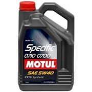 Моторное масло MOTUL Specific 0710 - 0700 5w40 , 5 л. синтетика