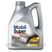 Синтетическое моторное масло Mobil Super 3000 Diesel 5W-40 4л (1л) фото