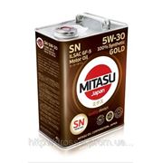 Синтетическое моторное масло Mitasu GOLD SN 5W-30 ILSAC GF-5 (MJ-101) 4л (1л, 20л) фото