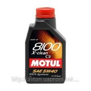 Моторное масло MOTUL 8100 X-clean 5w40 , 1 л. синтетика фото
