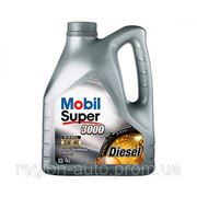 Автомобильное масло Mobil super diesel 3000 5W40 4л. фото