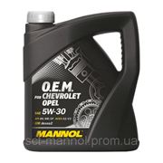 Оригинальное моторное масло MANNOL O.E.M. for Chevrolet Opel 5W-30 API SN/SM/CF (4л.)