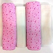 Комплект пеленок 4шт. Звездочки на розовом фото