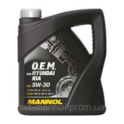 Оригинальное моторное масло MANNOL O.E.M. for Hyundai Kia 5W-30 API SN/SM/SL (4л.) фотография