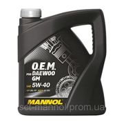 Оригинальное моторное масло MANNOL O.E.M. for Daewoo GM 5W-40 API SN/CF (4л.) фото