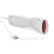 Длиннодистанционный ручной сканер штрих кодов - USB-соединение, красный СВЕТОДИОД фото