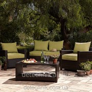 Набор садовой мебели, George Home Jakarta Deluxe Conversation Sofa Set in Olive- 4 Piece