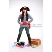 Пират на детский праздник фотография