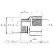 Редукционные переходники с наружной и внутренней резьбой BSPP и уплотнением «ED» 2 фото