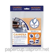 Салфетки ( микрофибра ) Deluxe 30*30- 1шт. фото