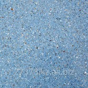 Плита из кварца, гранита и мраморной крошки, цвет светло-голубой фото