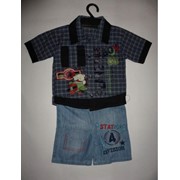 Костюм для мальчика, рубашка и джинсы фото