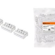 Клемма пружинная соединительная КСПн5-3L+N+PE, 16 A, с монтажной ножкой TDM ELECTRIC SQ0510-0117 фото