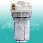 Фильтр для воды MIGNON Gusam 2P 5“ 1/2“ три выхода (c полифосфатом) HP. фотография