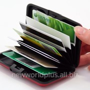 Футляр-кейс для пластиковых карт и визиток серый NW-PlCart-Silv фото