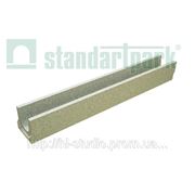 Лоток водоотводной StandartPark 1000х140х123 класс нагрузки: A – С бетонный (4000)