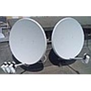 Установка спутниковой антенны на 3 телевизора ((4 спутника(2тарелки) + skytech 4100c)) фото