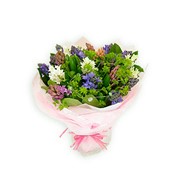 Букет цветов из гиацинтов. фотография
