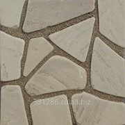 Песчаник галтованный серо - зеленый 2 см. фото