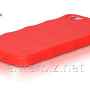 Чехол Hoco for iPhone 5/5S Cool·Bamboo Back case Red (HI-T005R), код 46384 фотография