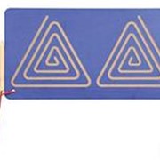 ИА Лабиринт симметричный двойной для подготовки к письму - Треугольники арт. ИА22880 фото
