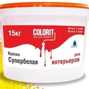 Краска COLORIT для интерьеров супербелая (1,5 кг...30 кг) фото